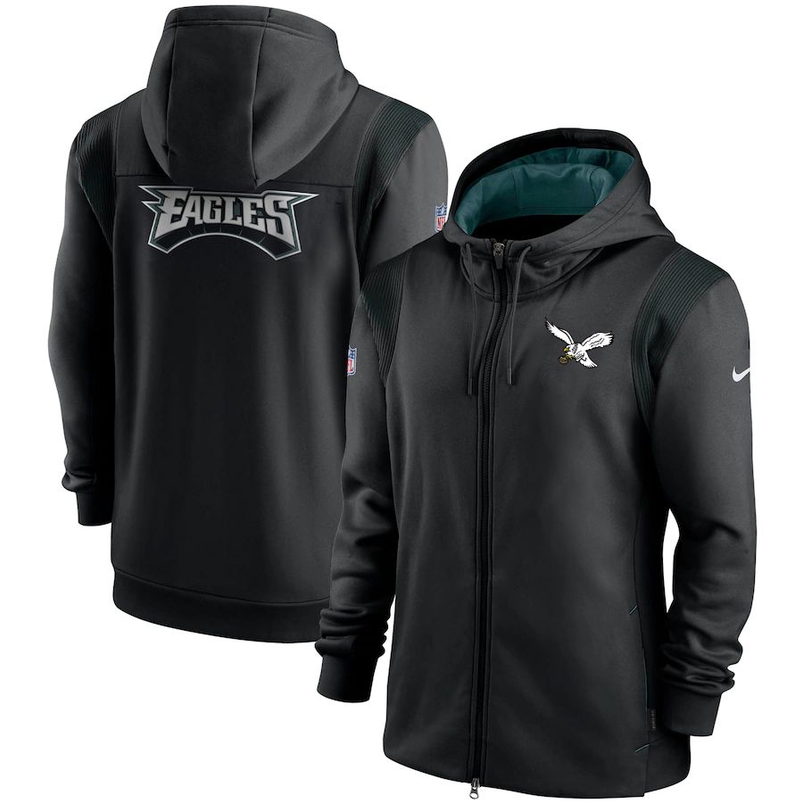 Men 2023 NFL Philadelphia Eagles black Sweatshirt style 10319-0